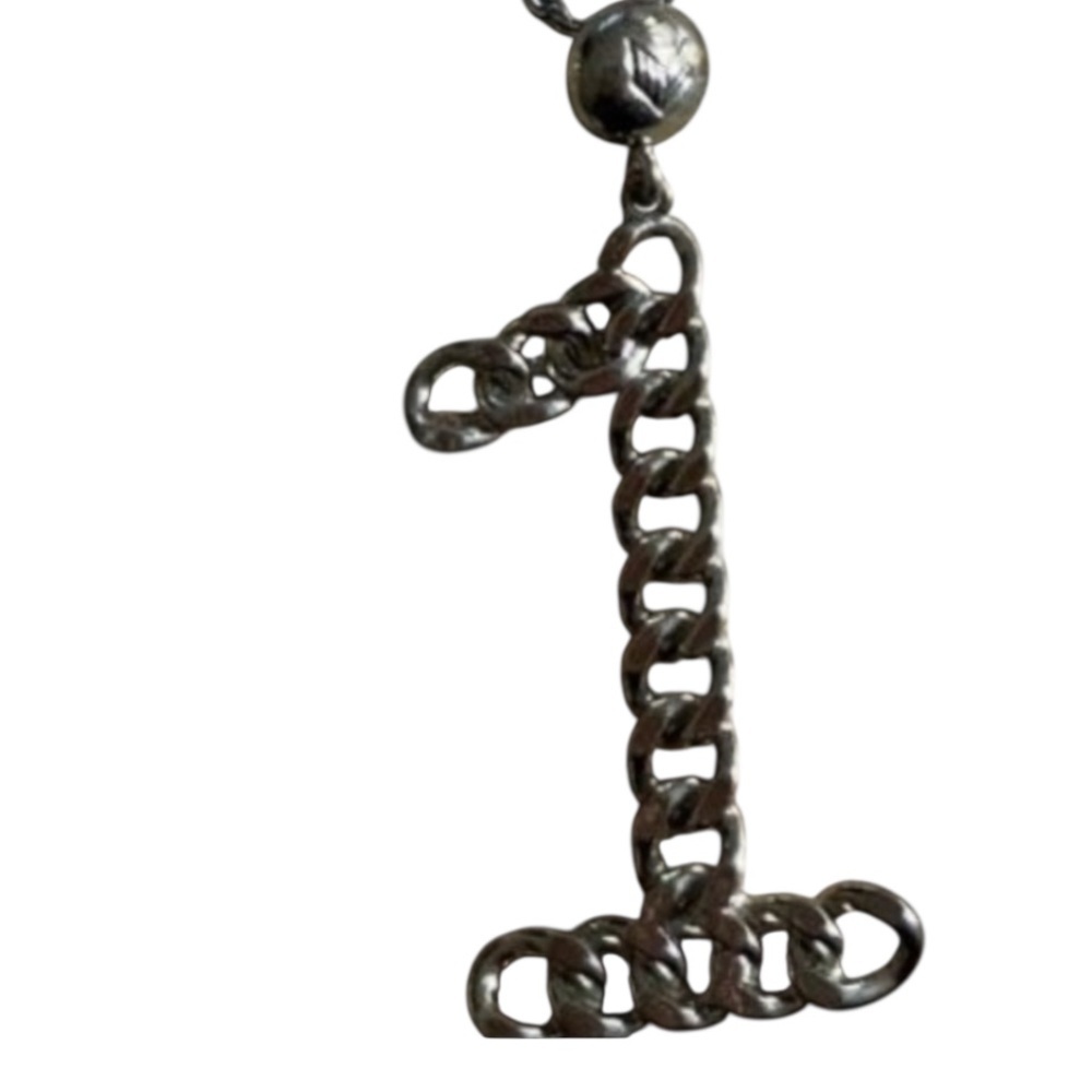 Melody Ehsani Number 1 Stainless Steel Necklace
